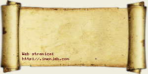 Vida Bzenić vizit kartica